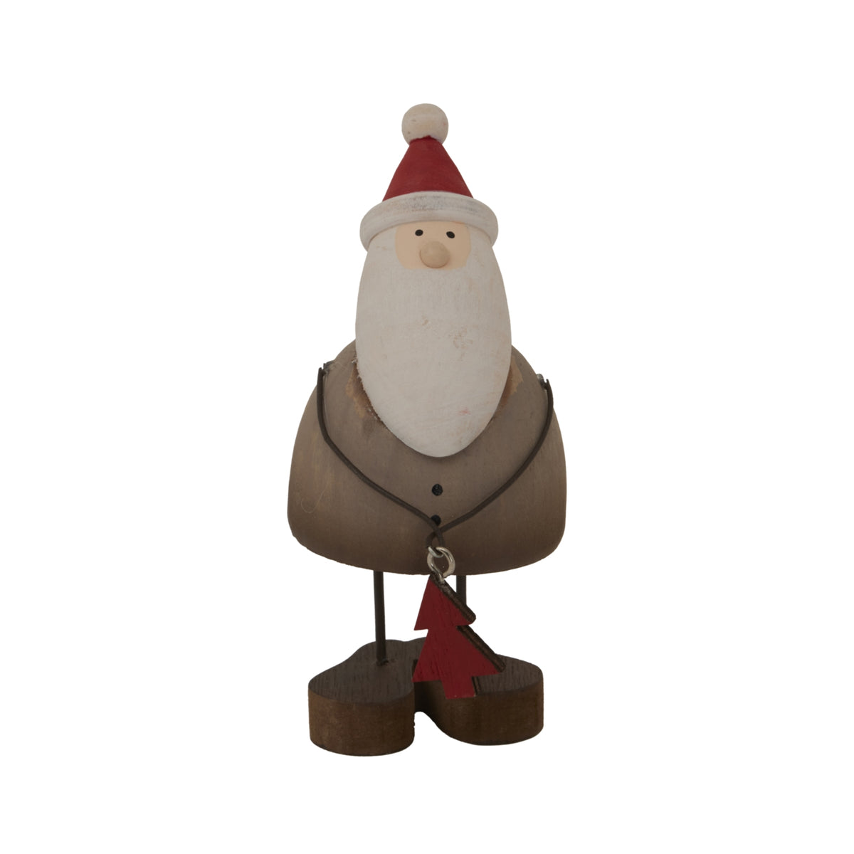 Rustic Santa With Tree Decoration_2941