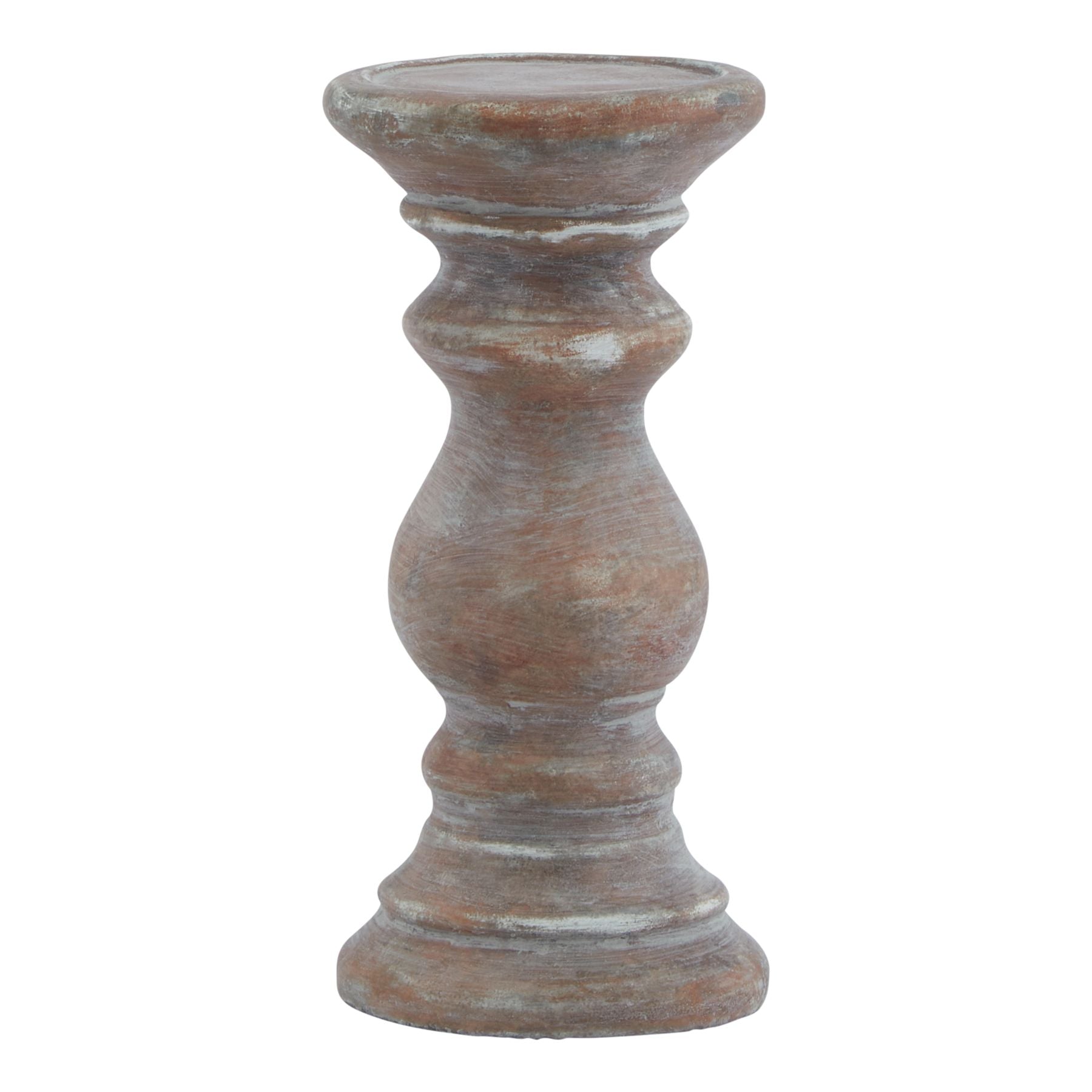 Siena Brown Column Candle Holder_3087