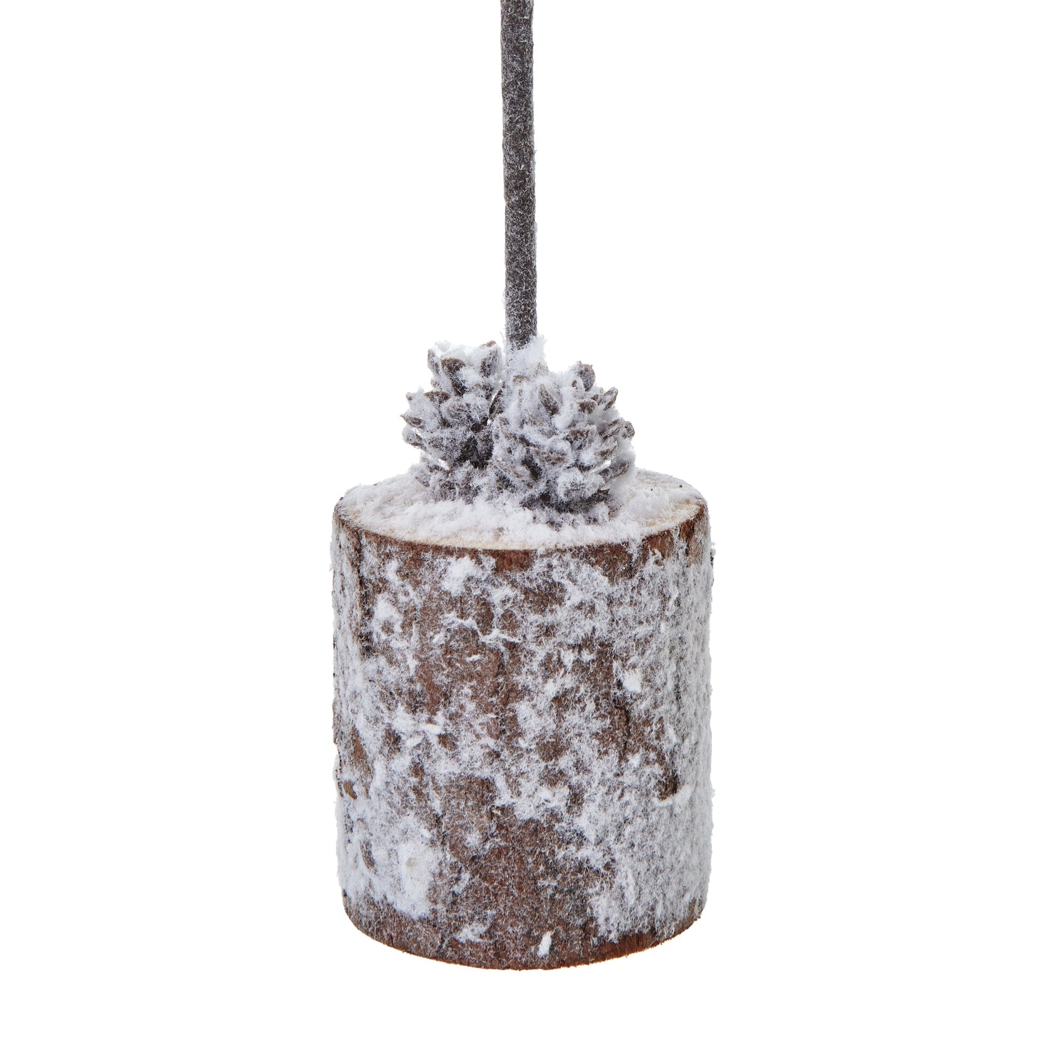 Small Snowy Tree In Wood Log_3245