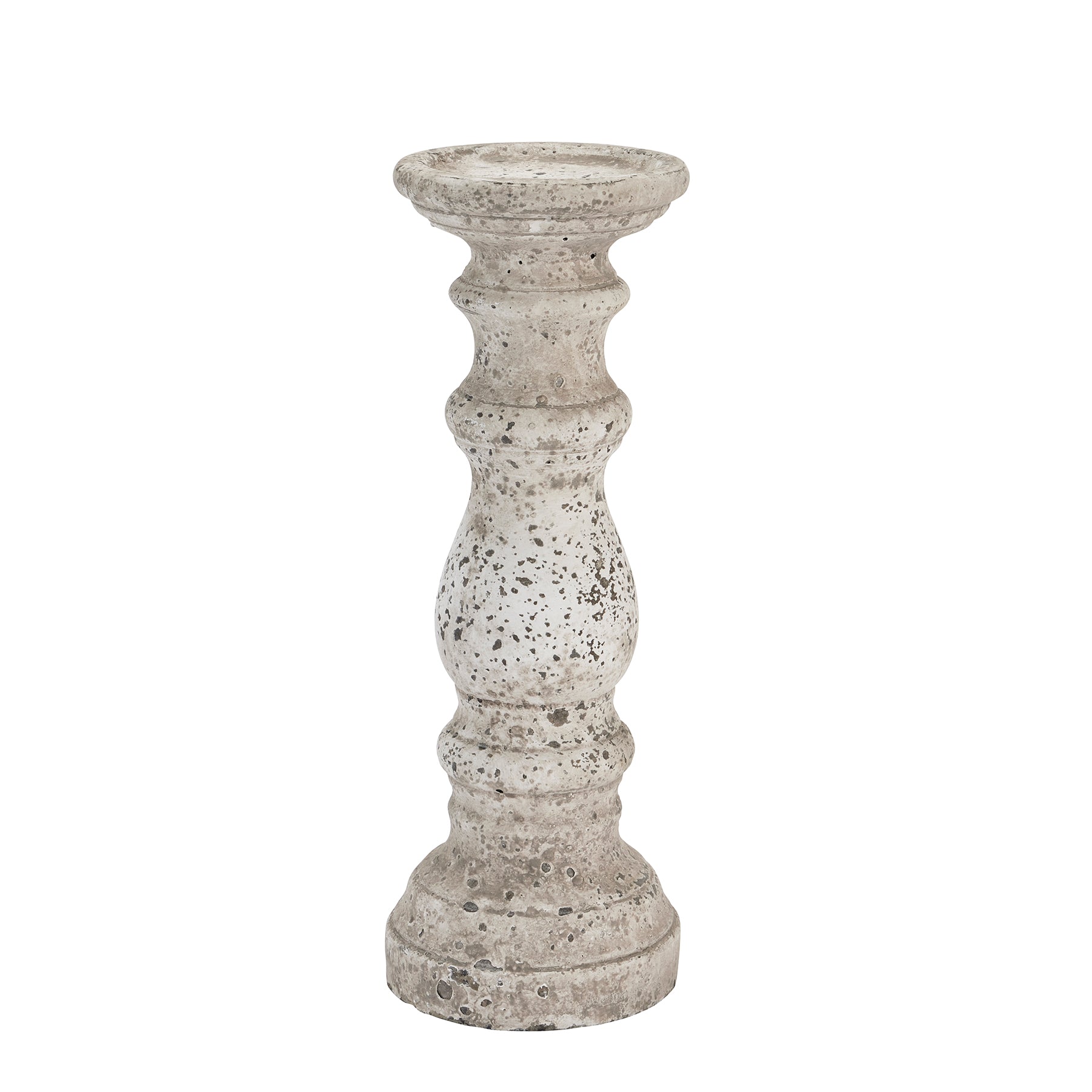 Stone Ceramic Column Candle Holder_3256