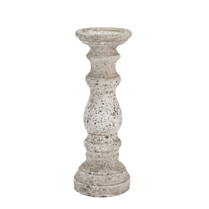 Stone Ceramic Column Candle Holder_3256