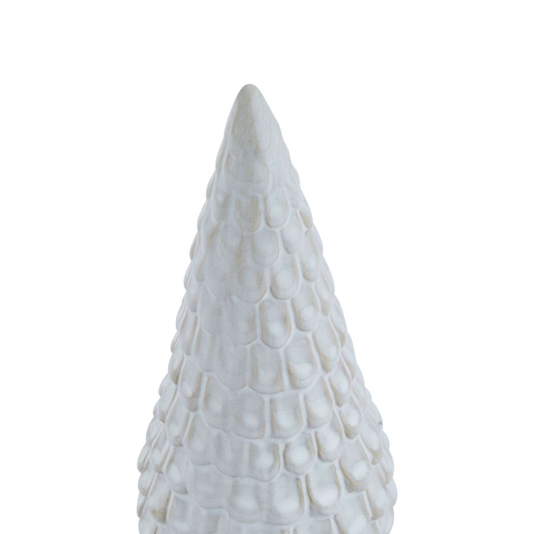 Snowy Ceramic Spruce Tree_3299