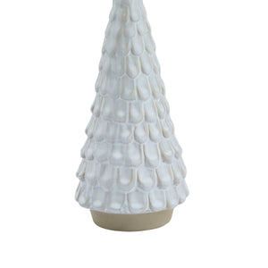Snowy Ceramic Spruce Tree_3300
