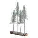 Medium Snowy Spindle Tree Quad In Wood Log [cid:23574]
