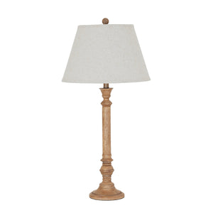 Solenne Table Lamp With Edged Linen Shade_1100