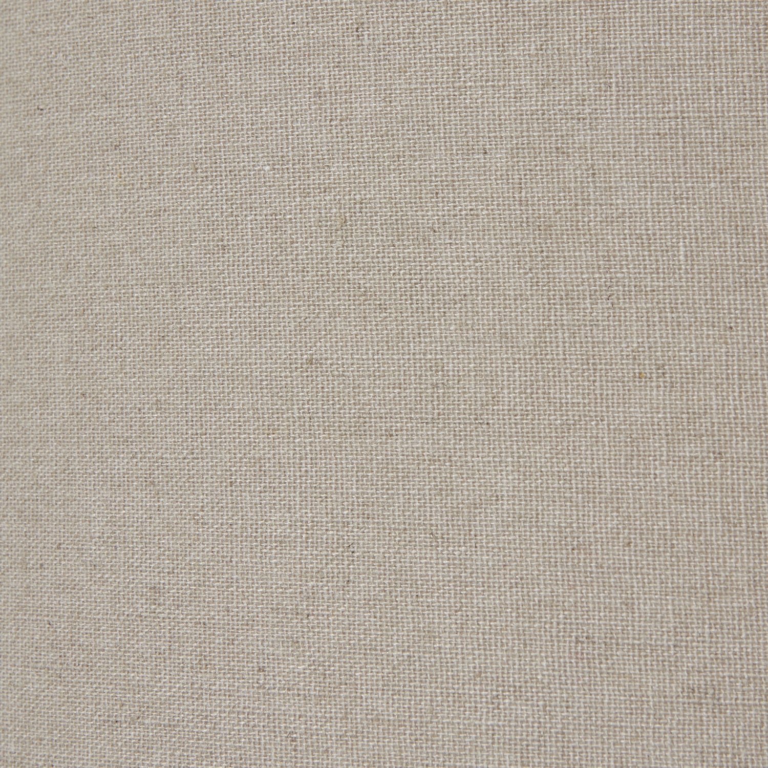 Squat White Beaded Ceramic Lamp With Linen Shade_1106
