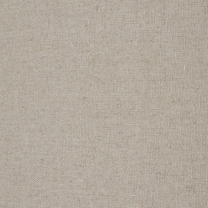 Squat White Beaded Ceramic Lamp With Linen Shade_1106