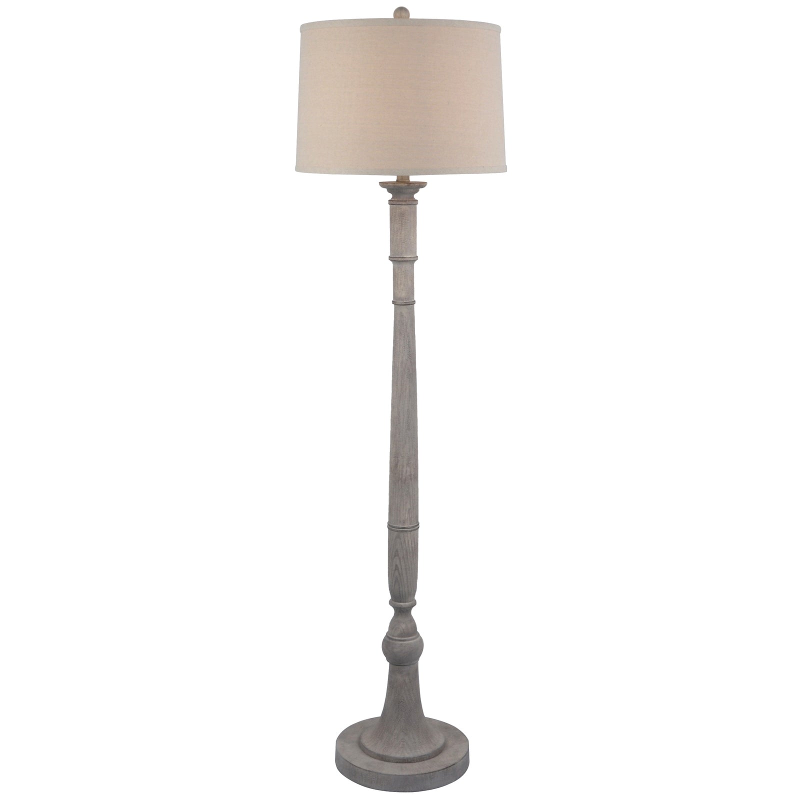 Stella Floor Lamp With Linen Shade_1107