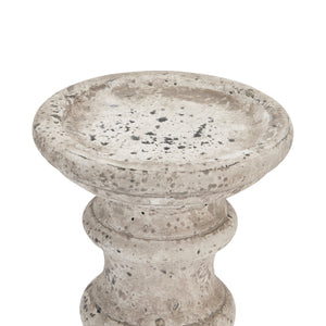 Stone Ceramic Column Candle Holder_3257