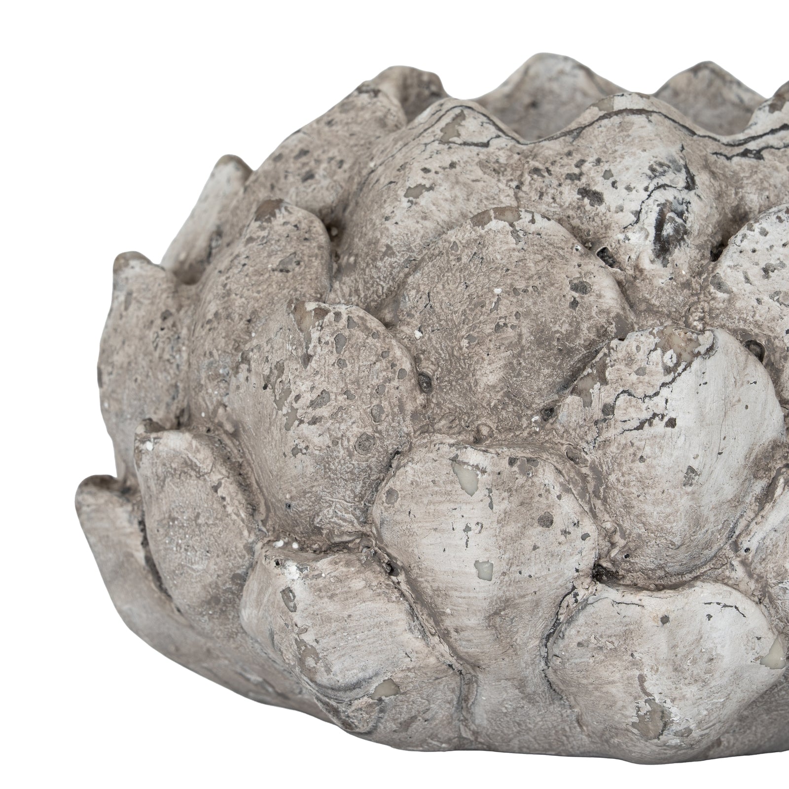 Stone Effect Acorn Tea Light Holder_3348