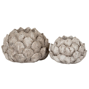 Stone Effect Acorn Tea Light Holder_2031