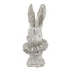 Stone Effect Ruffle Hare Ornament_3350