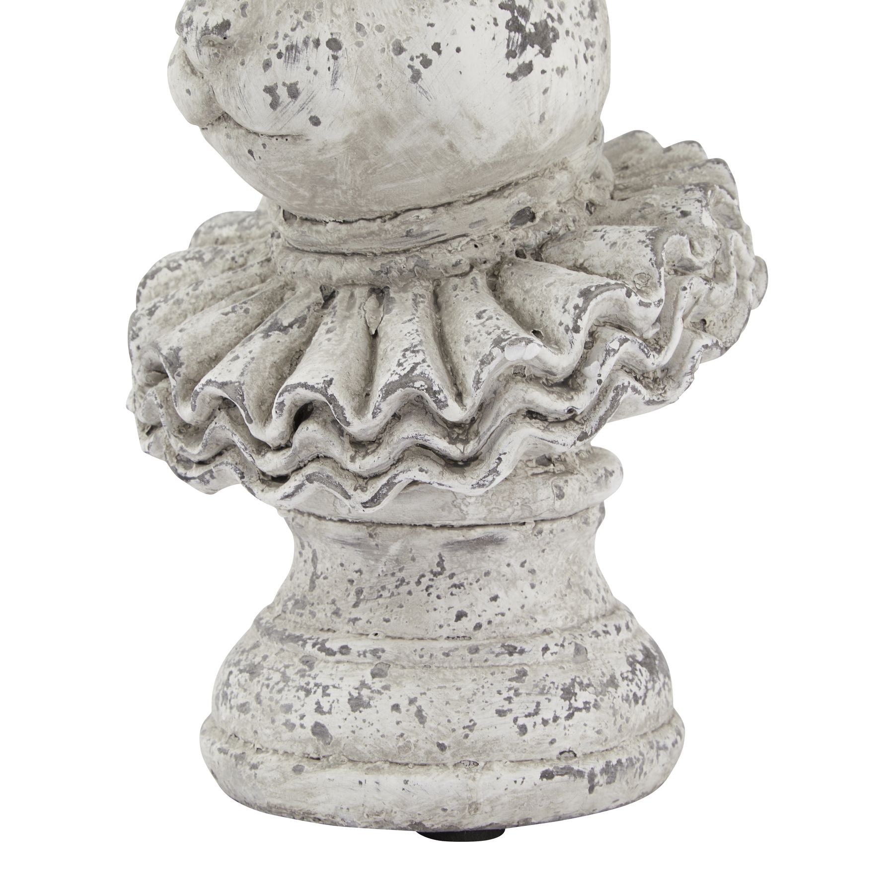 Stone Effect Ruffle Hare Ornament_3352