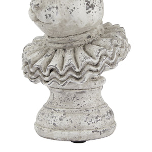 Stone Effect Ruffle Hare Ornament_3352