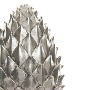 Tall Silver Pinecone Finial_3373
