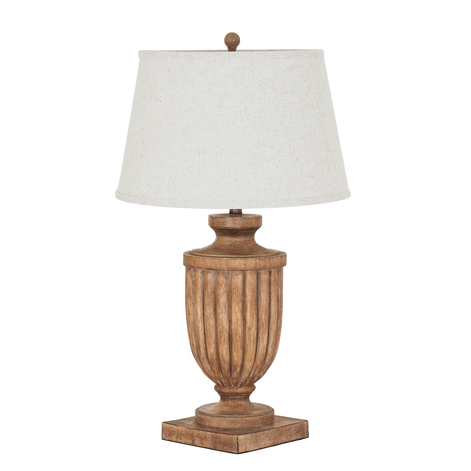 Tassora Table Lamp With Edged Linen Shade_1132