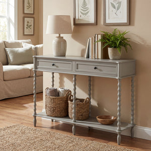 The Camden Collection Large Two Drawer Console Table [cid:23955]
