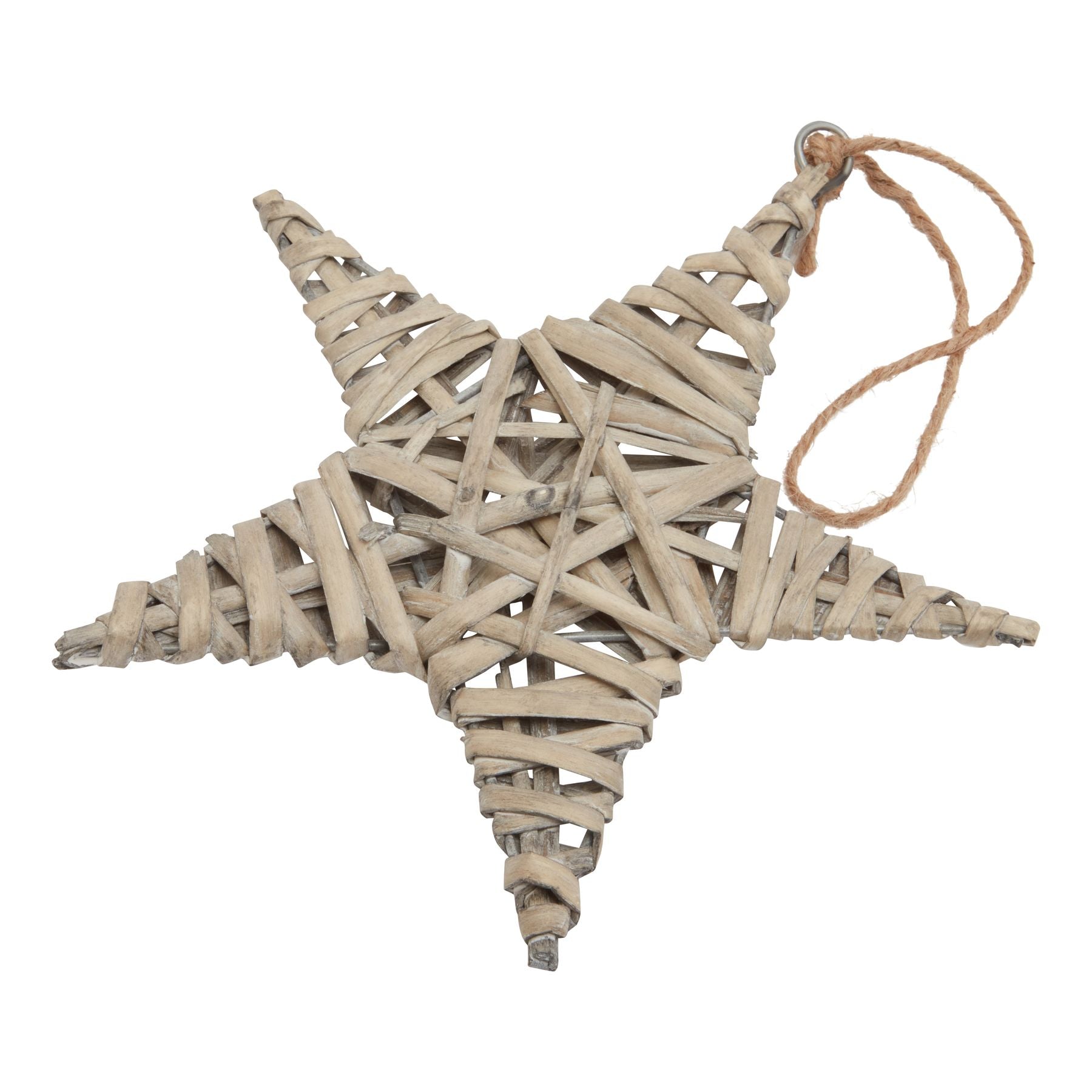 The Noel Collection Large Wicker Star Decoration_3432