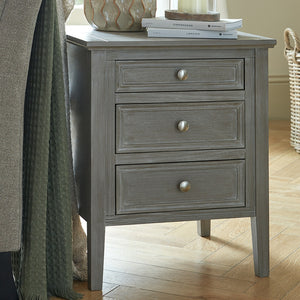 The Serene Collection Three Drawer Bedside Table_611