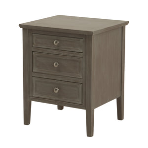 The Serene Collection Three Drawer Bedside Table_607