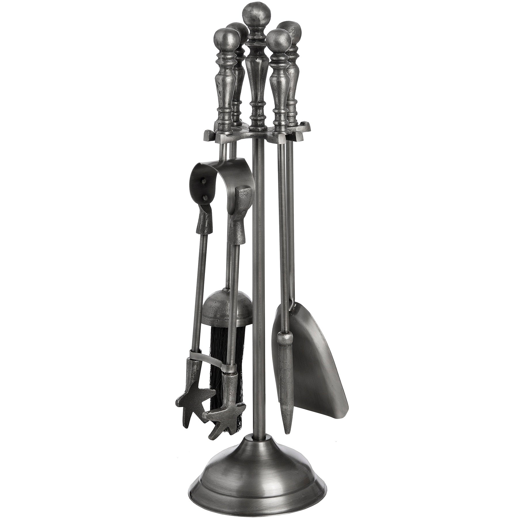 Traditional Companion Set In Antique Pewter_4346