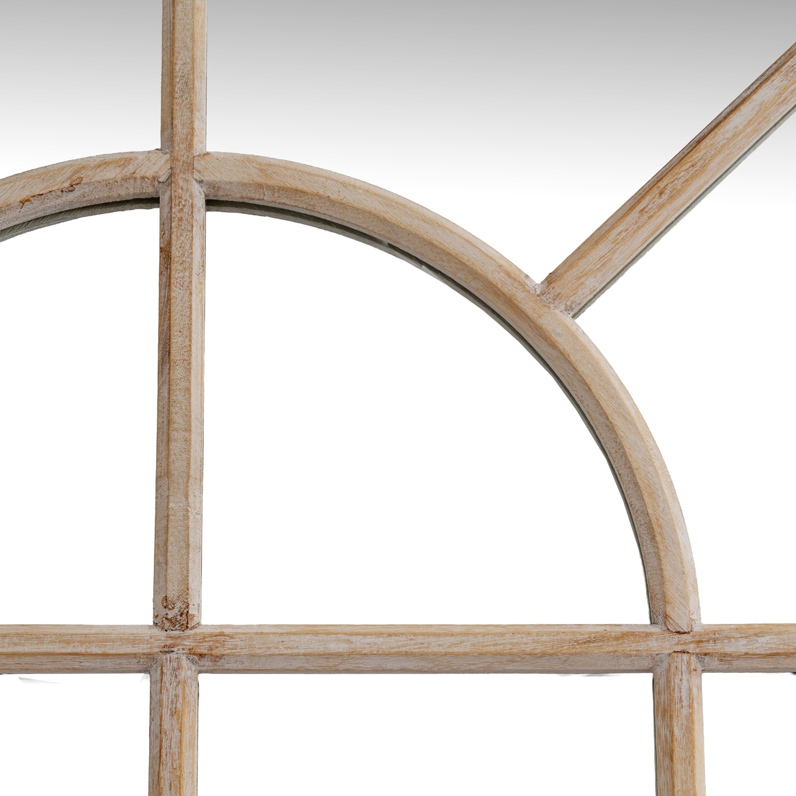 Washed Wood Arched Window Mirror_4194