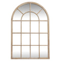 Washed Wood Arched Window Mirror_4192