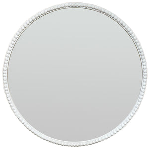 Washed Wood Framed Beaded Mirror_4197