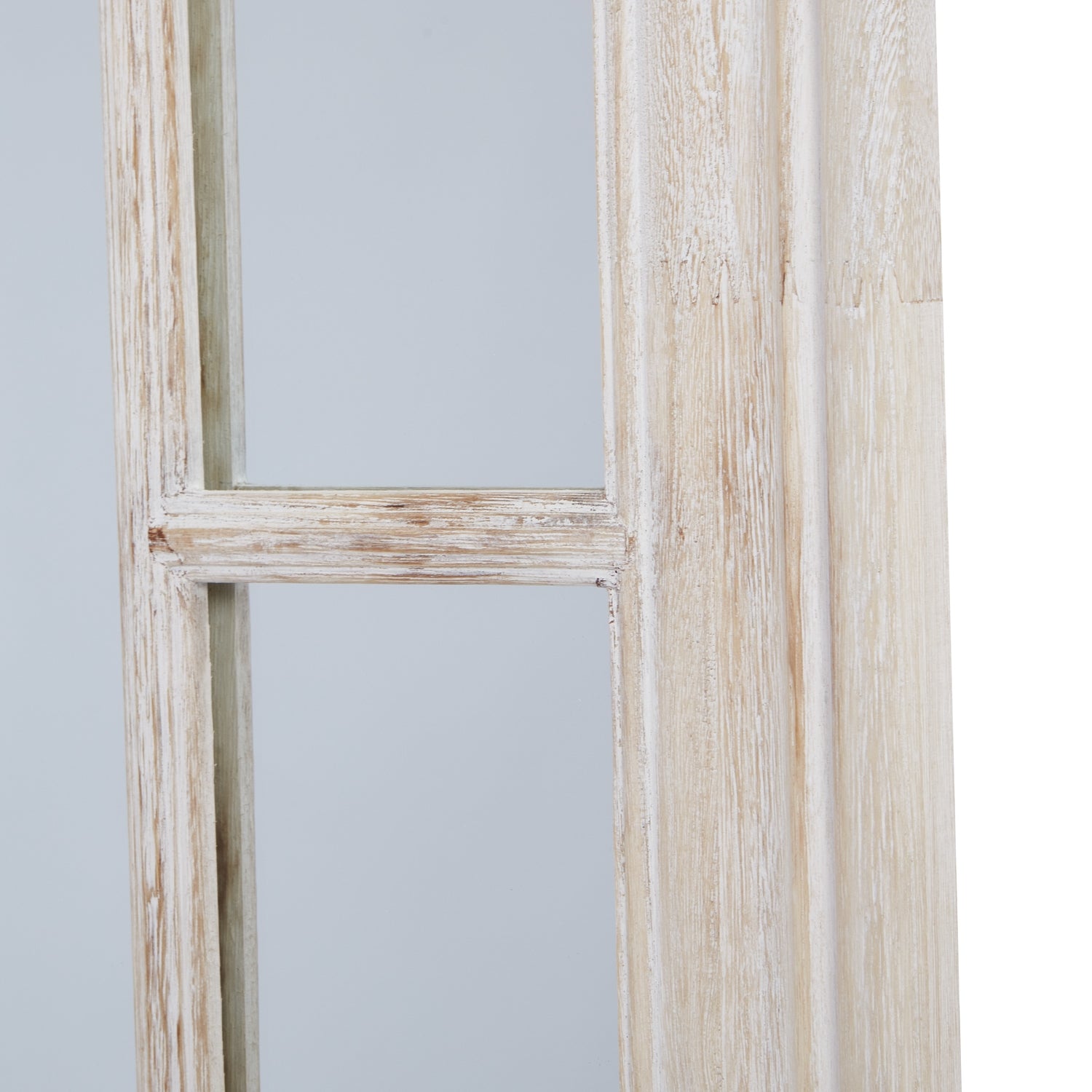 Washed Wood Framed Window Mirror_4210