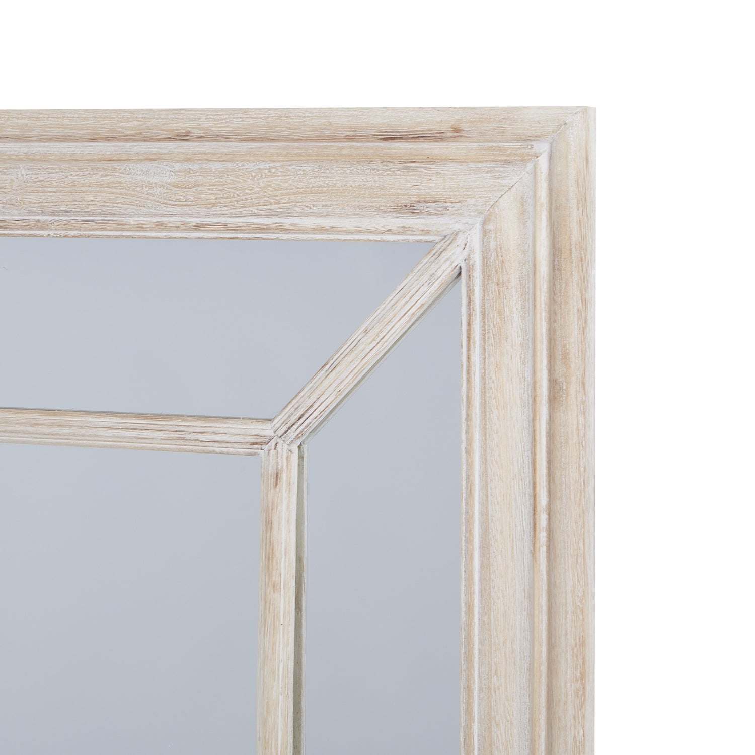 Washed Wood Framed Window Mirror_4158