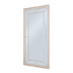 Washed Wood Framed Window Mirror_4157
