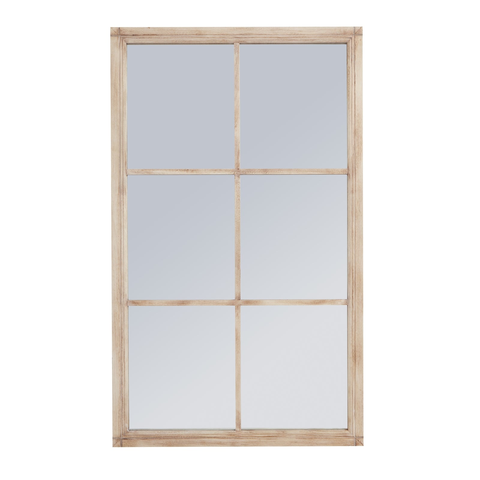 Washed Wood Large Window Mirror_4215