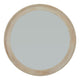 Washed Wood Round Framed Large Mirror_4223