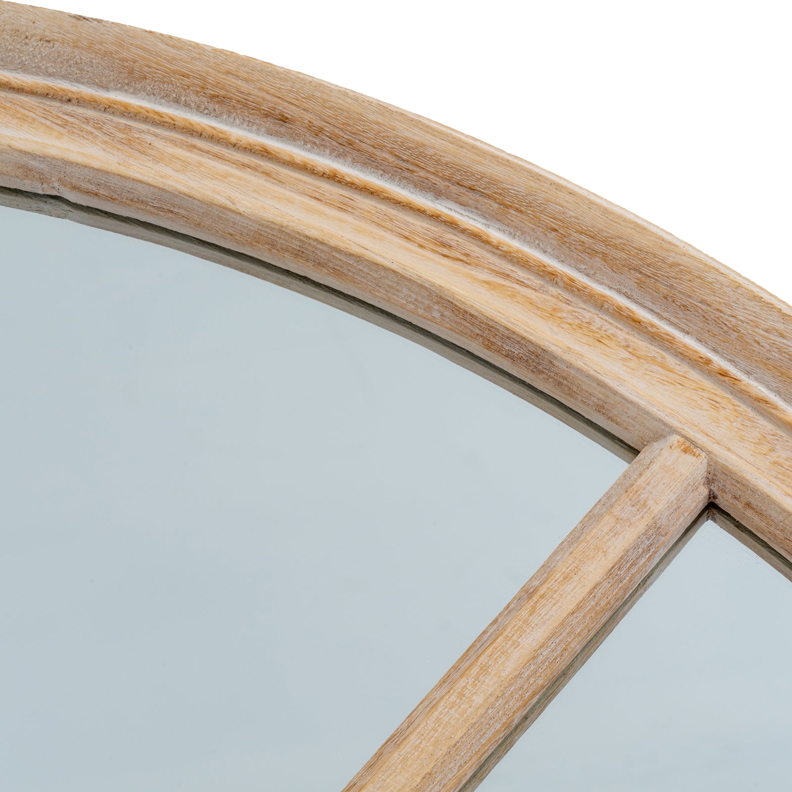 Washed Wood Round Window Mirror_4231