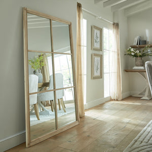 Washed Wood XL Window Mirror_4241