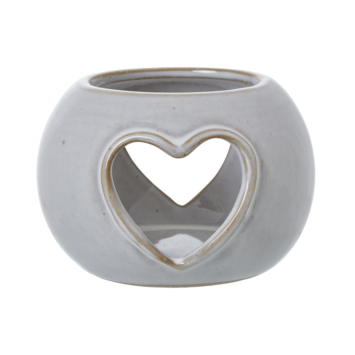 White Ceramic Heart Cut-Out Round Tealight Holder_3520