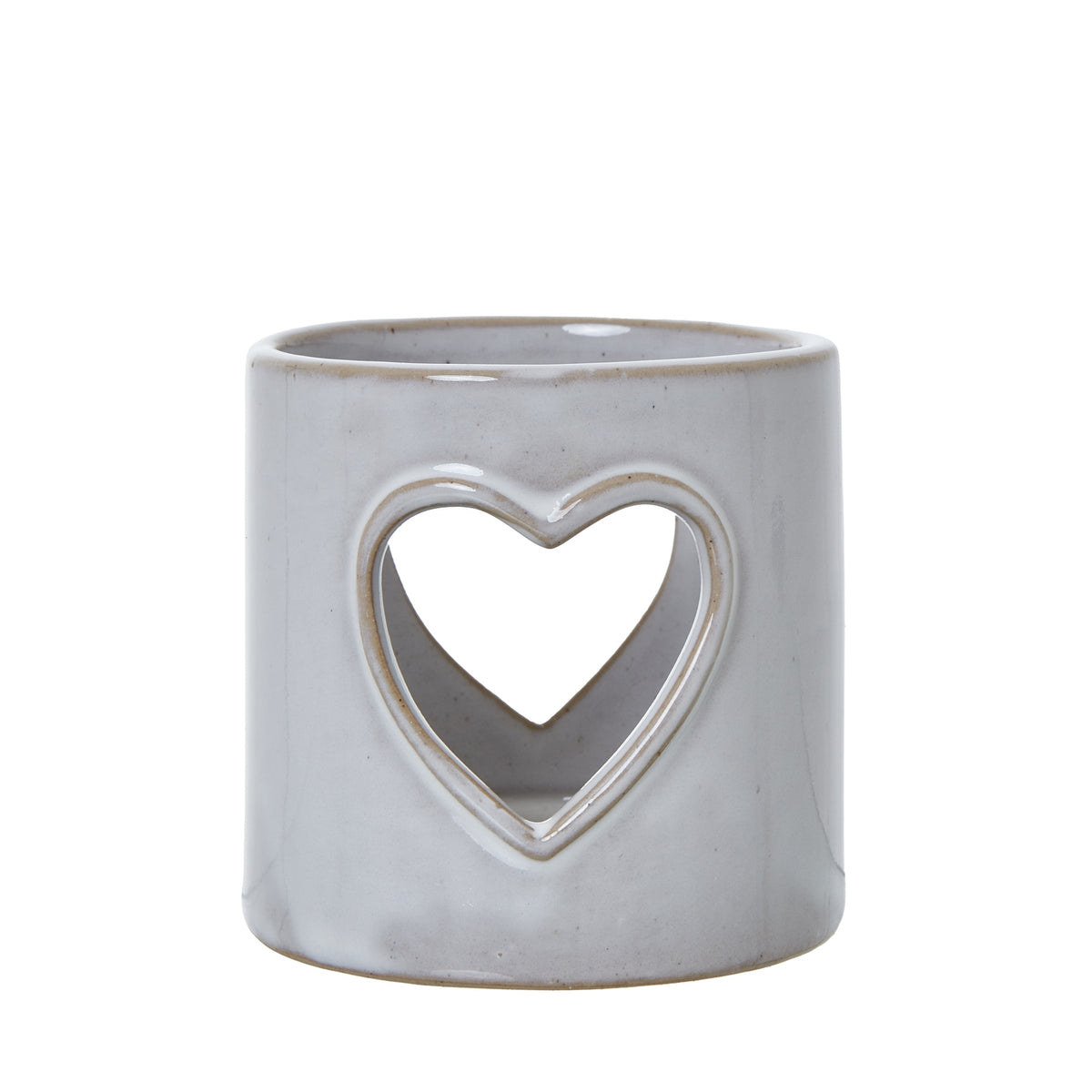 White Ceramic Heart Cut-Out Tealight Holder_3525