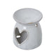 White Ceramic Heart Cut-Out Wax Melt Tealight Holder_3527
