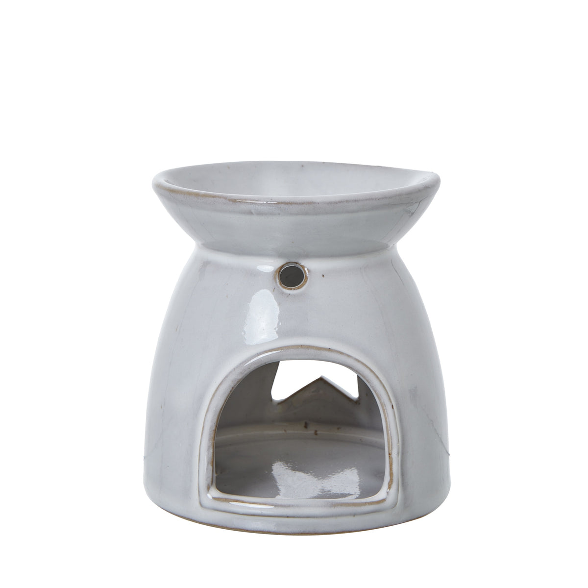 White Ceramic Star Cut-Out Wax Melt Tealight Holder_3542