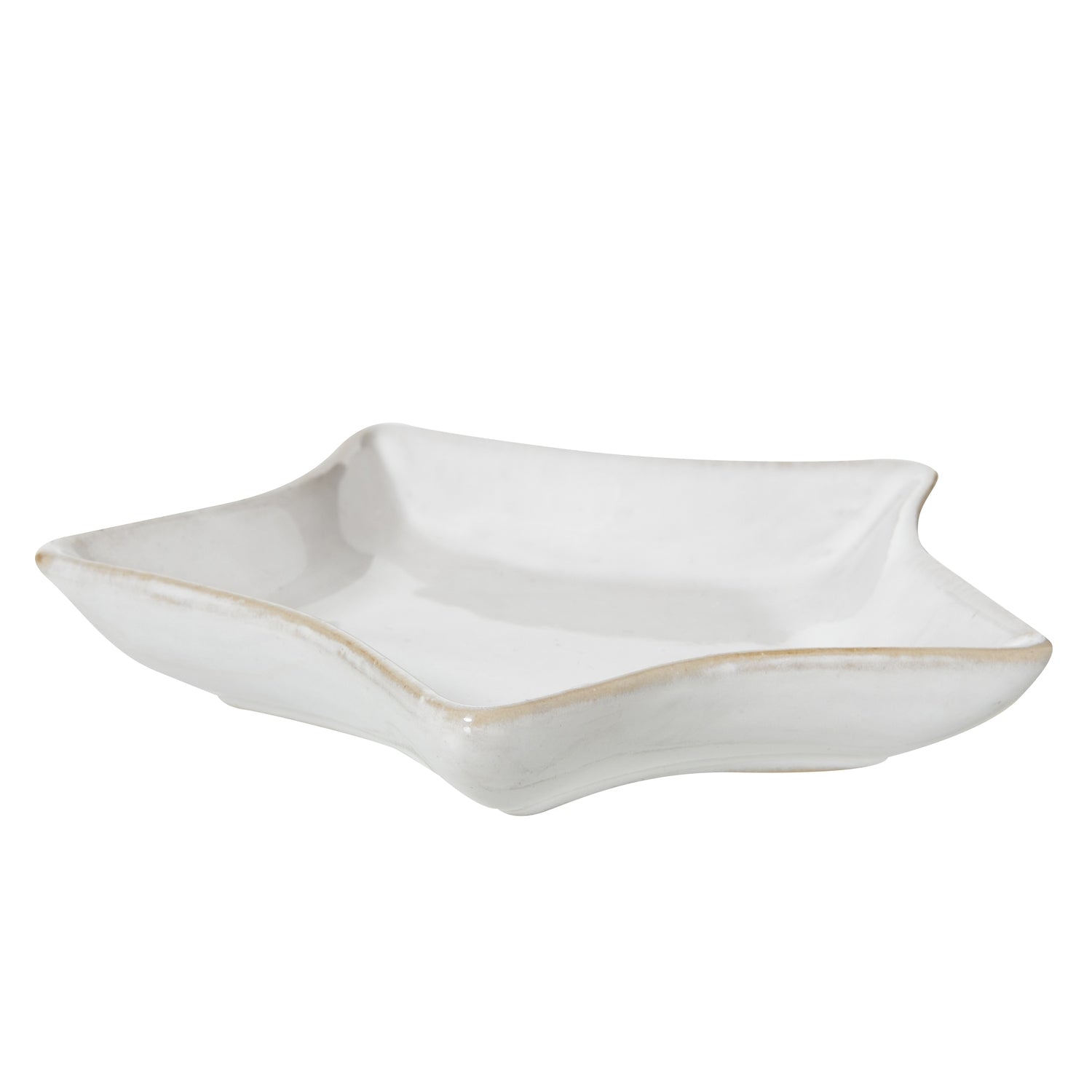 White Ceramic Star Dish_3263