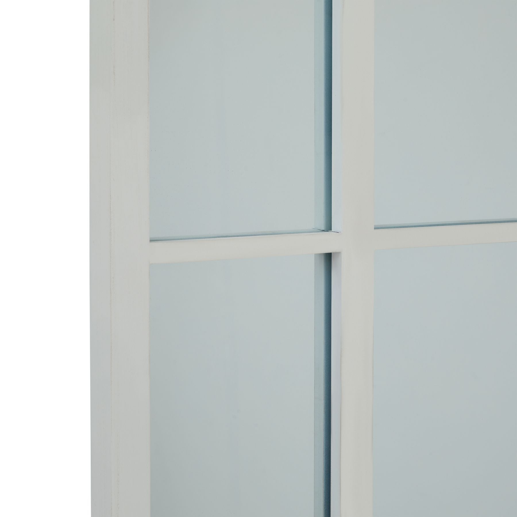 White Large Arched Window Mirror_4244