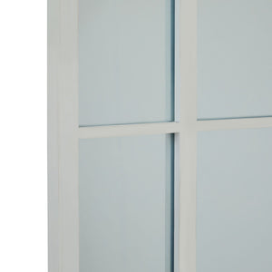 White Large Arched Window Mirror_4244