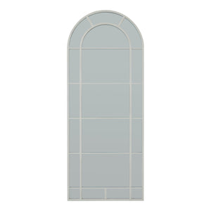 White Large Arched Window Mirror_4242