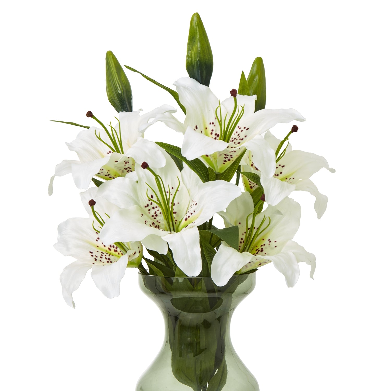 White Madonna Lily Spray [cid:23846-b]