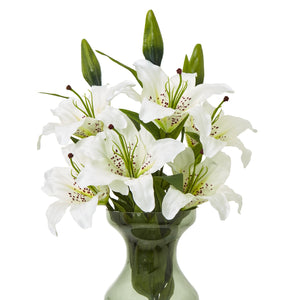 White Madonna Lily Spray [cid:23846-b]