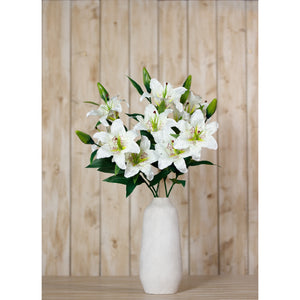 White Madonna Lily Spray [cid:23846-c]