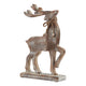 White Wash Collection Wooden Reindeer Decoration_3582