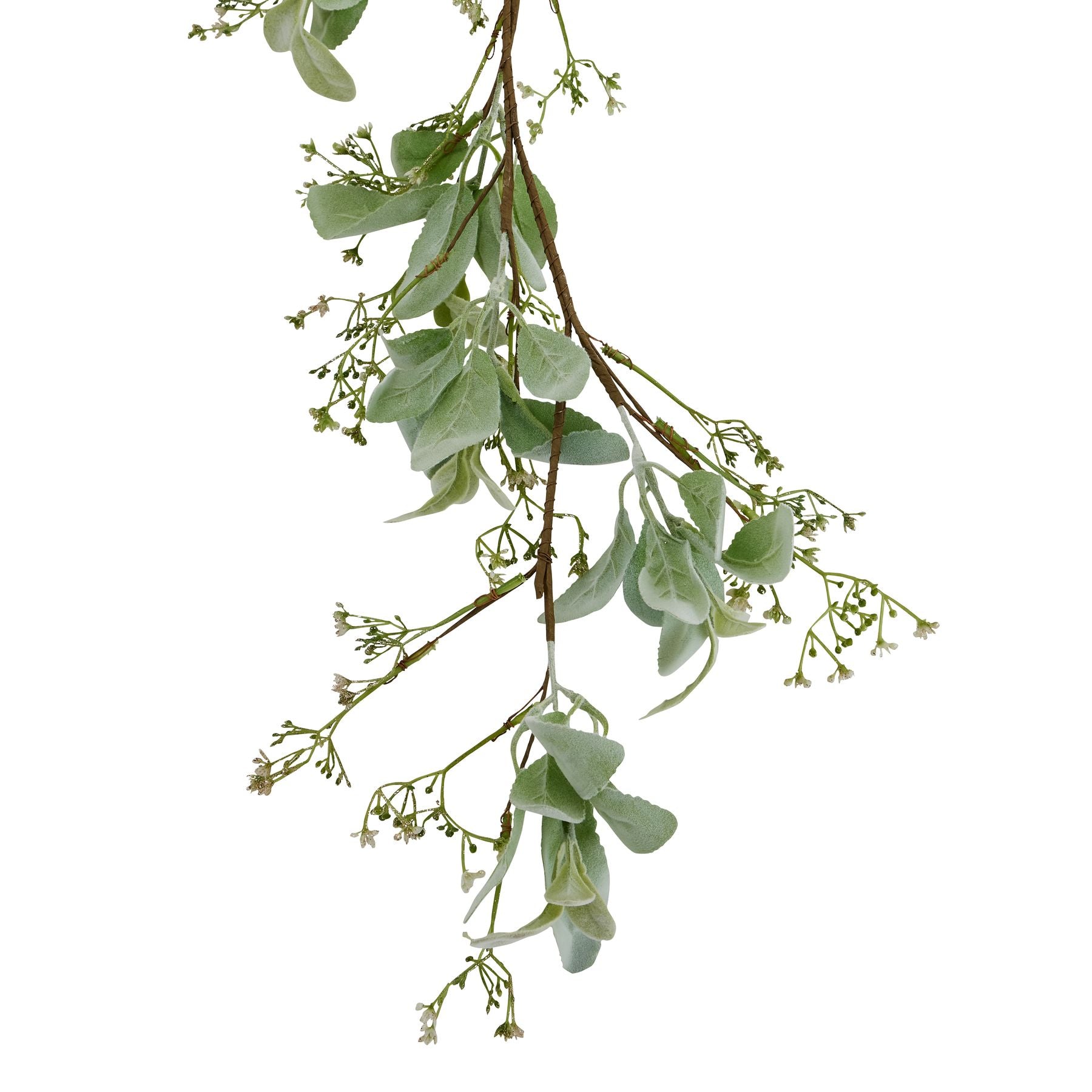 Winter Garland With Lambs Ear And Wax Flower_5965
