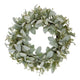 Winter Wreath With Lambs Ear And Wax Flower_3669