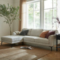 Zephra Three Seater Sofa With Footstool_662